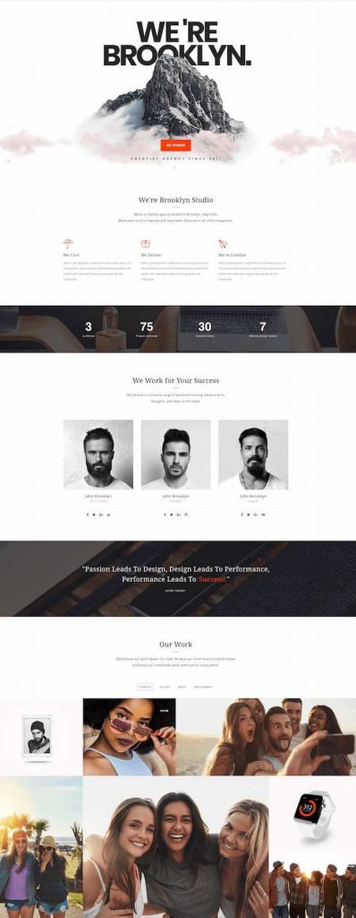 WordPress template 