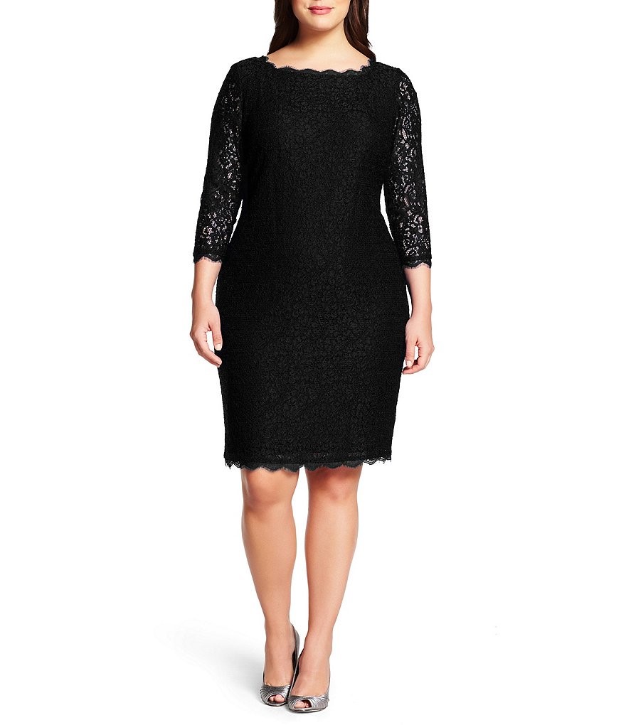 Plus Size Mini Cocktail Dress