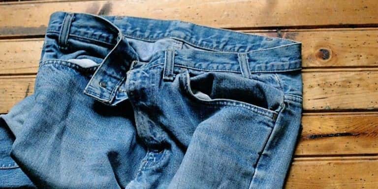 Wash Jeans Inside Out